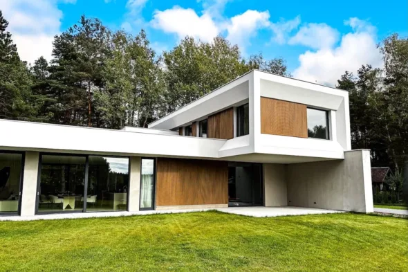 Yawal DP180 aluminium windows modern home