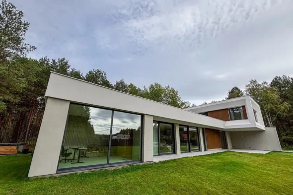 DP180 colour anthracite, aluminium windows