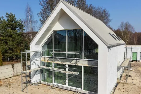 fintecnic okna drzwi AS75 duże przeszklenia